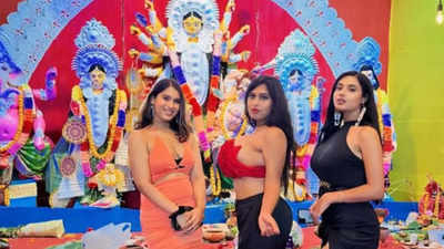 'Minimum decency should be maintained': Kolkata model's outfit for Durga Puja pandal sparks controversy