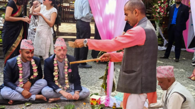 Same-Sex Marriage: In a first, Nepali-US national tie knot in same ...