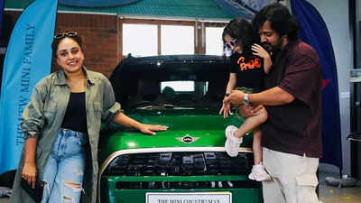 Pearle Maaney adds yet another premium car to her garage; brings home Rs 50 lakh worth electric vehicle