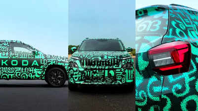 Skoda Kylaq’s camouflage pics by ‘M.A.D’ artist Rob: Details