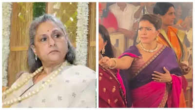 Kajol gets angry with people at Durga Puja Pandal; netizens compare her with Jaya Bachchan