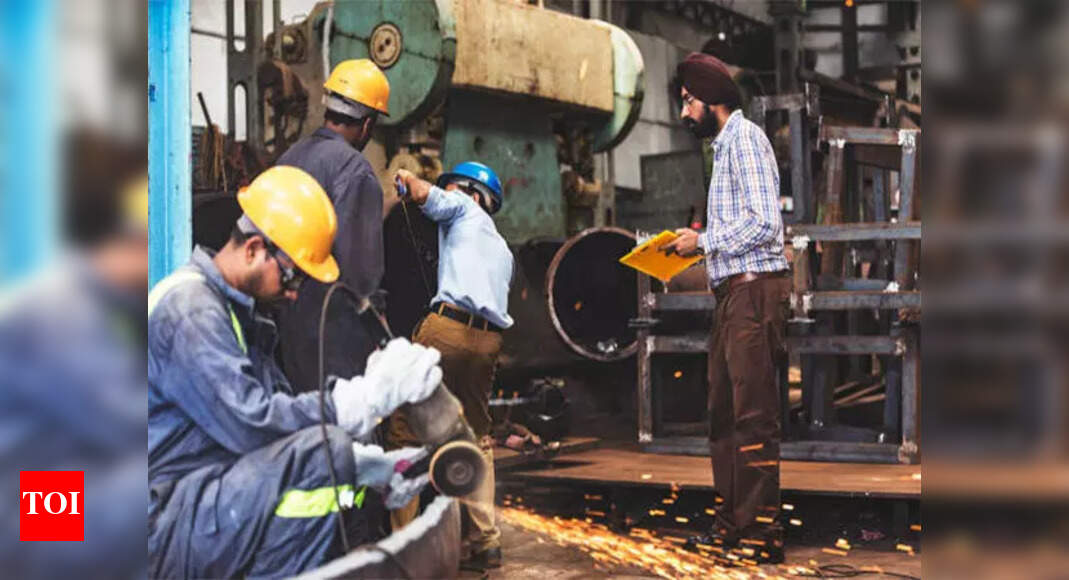 India's industrial output drops for the first time in nearly two years