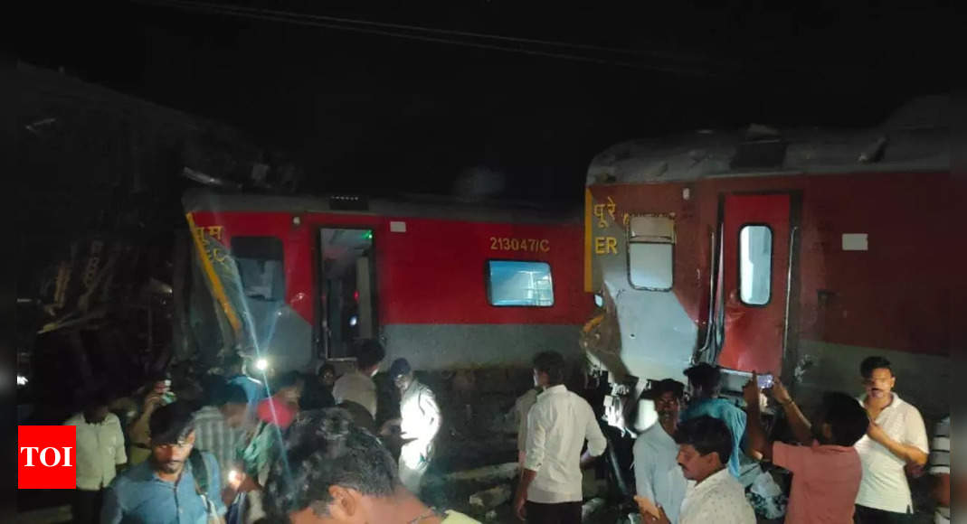 Chennai train collision: 12-13 coaches derailed; injured taken to hospitals | Chennai News