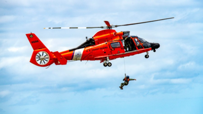 US Coast Guard: Watch: Captain clings to cooler for 8 hours in sea before getting rescued during Hurricane Milton