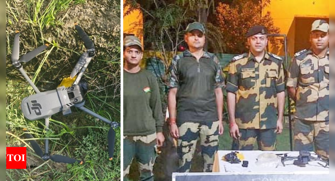 BSF Intercepts Pakistani Drone Carrying Heroin