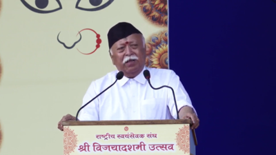 'Being weak is a crime': Mohan Bhagwat at Dussehra event on violence against Hindus in Bangladesh, Kolkata rape