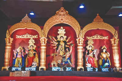 Colourful pandals, powerful messages: Bengaluru celebrates Durga Puja