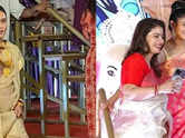 Kajol and Rani celebrate Vijayadasami in traditional