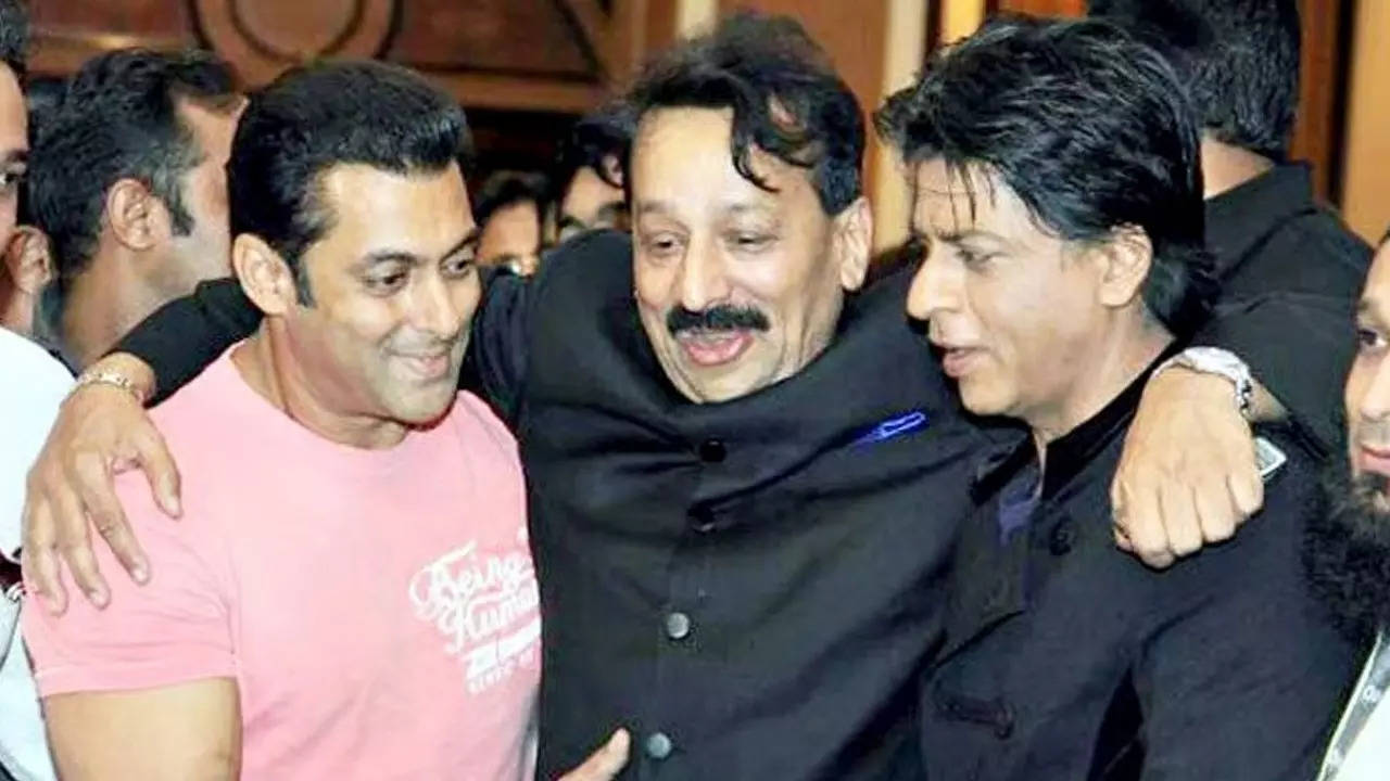 When Baba Siddique's Iftar party brought warring Shah Rukh Khan and Salman  Khan back together 