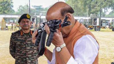 Won’t hesitate to take ‘big steps’ if India is threatened: Defence minister Rajnath Singh