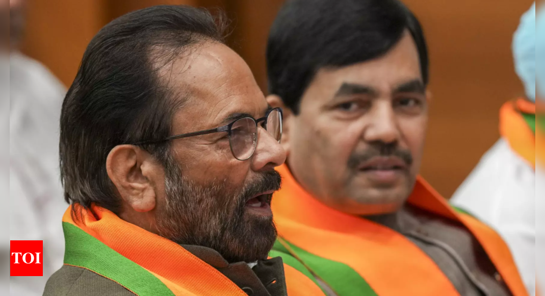 ‘No need for politics on this’: BJP’s Mukhtar Abbas Naqvi criticises opposition for politicisation of Baba Siddique’s death