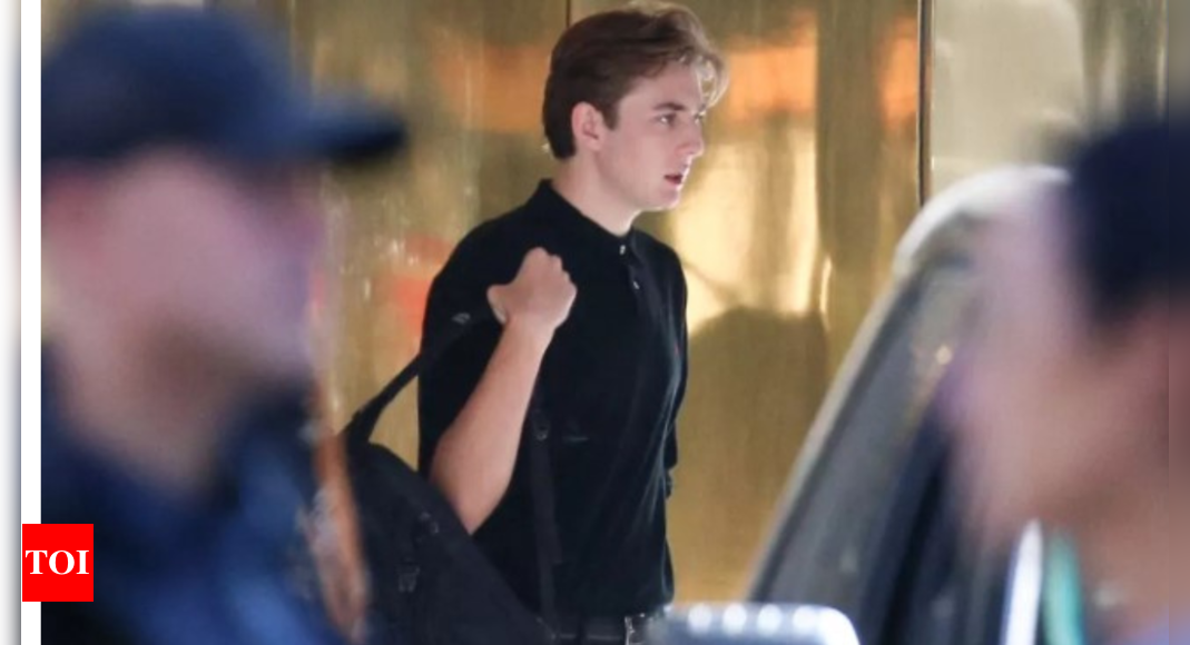 Barron Trump’s former ‘girlfriend’ says the reason for their breakup was… – Times of India