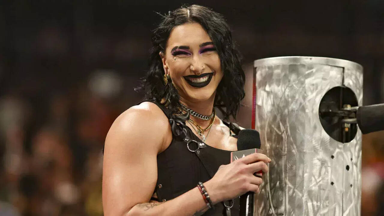 Her confident demeanor shining through