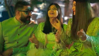 Aishwarya Rai, Abhishek Bachchan and Aaradhya's joyful family moment captured in a heartwarming video