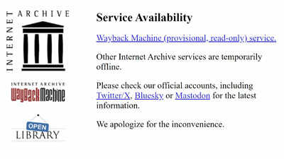 The Internet Archive is back, CEO says "It's safe to restore, but..."