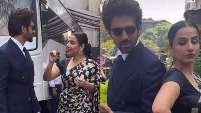 Watch: Vidya Balan tells Kartik Aaryan, "1 crore toh jeet ke hi jaana jai"; his reaction is unmissable