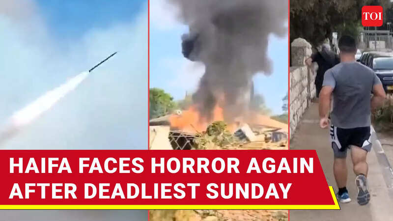 Deadly Attack On Haifa Again; Video Shows Israelis Running For Life As ...
