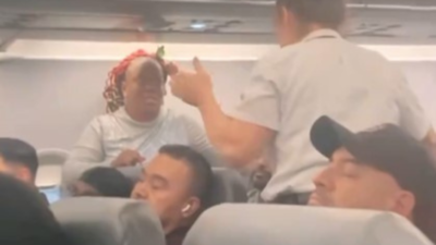 Watch: Frontier Airlines Passenger Forgets Phone in Airport, Demands Pilot Turn Plane Back; “I own 7 continents”