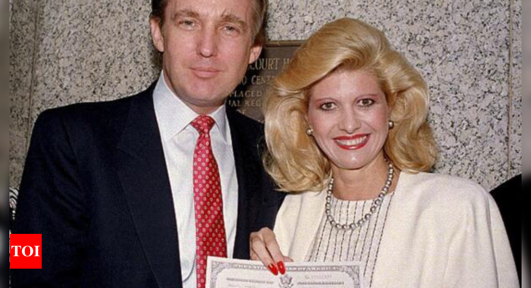 Donald Trump says he had a great relationship with Ivana; The Apprentice movie shows ‘rape’ – Times of India