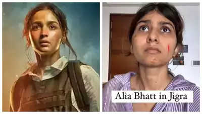 Chandni Bhabhda mimics Alia Bhatt; netizens ask, 'Jigra is Alia's version of Animal?' - WATCH video