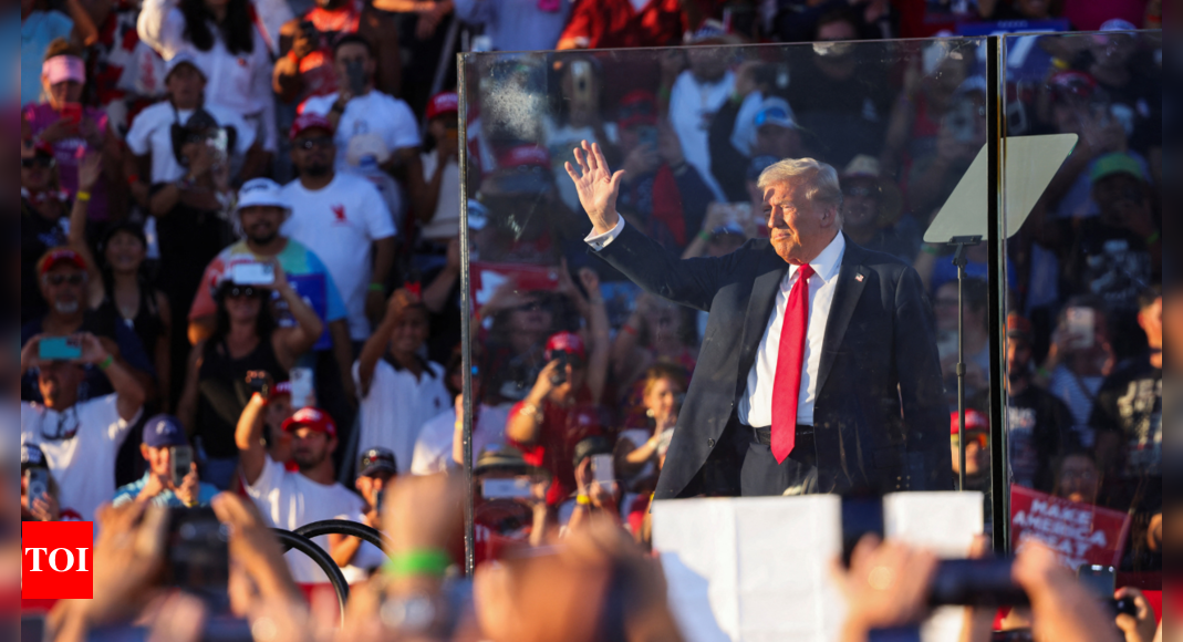 ‘Trump doesn’t care about anyone but himself’: Supporters left stranded in 93°F heat after rally – Times of India