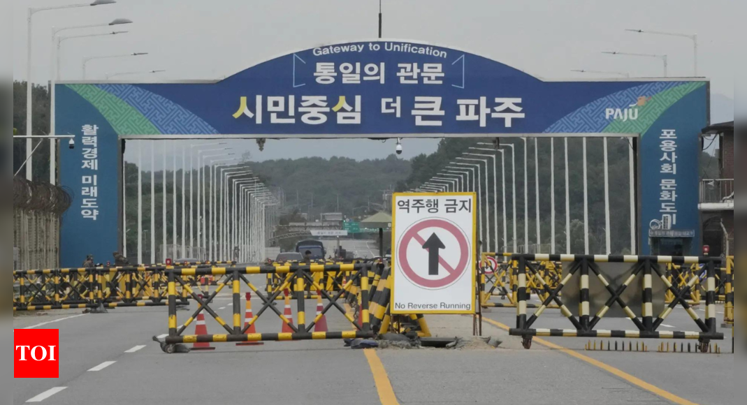 South Korea fires warning shots after North destroys border roads: What led to escalating conflict – Times of India