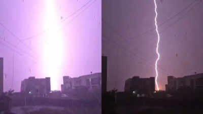 Chennai Thunderstorm: Viral video of lightning strike triggers reactions of fear and fascination on social media amid heavy rains