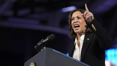 Social media users label Kamala Harris a 'con artist' after plagiarism charges