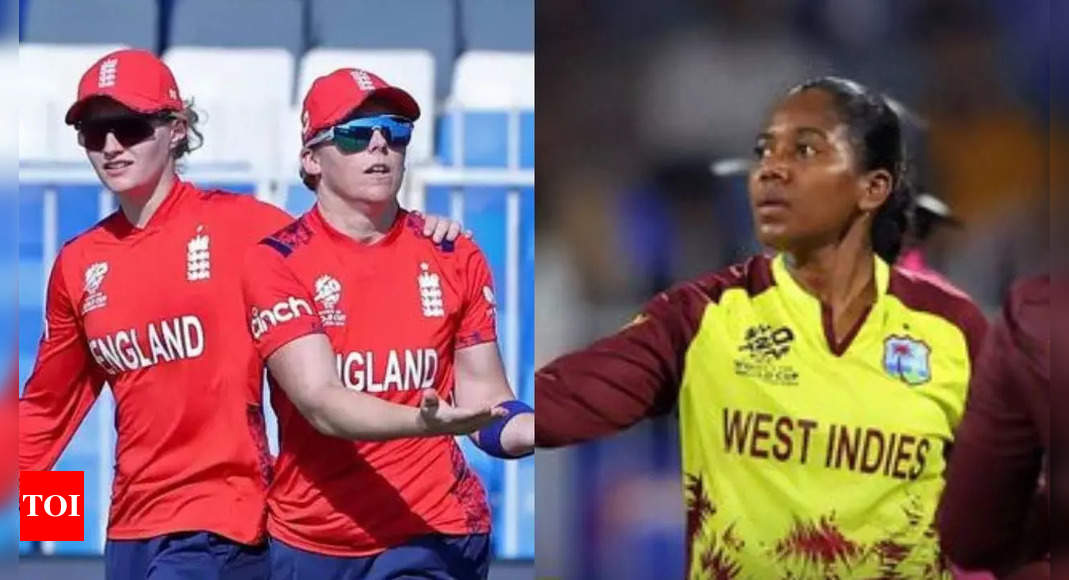 England vs West Indies Highlights, Women’s T20 World Cup 2024: West Indies beat England by 6 wickets, qualify for semi-finals  – The Times of India