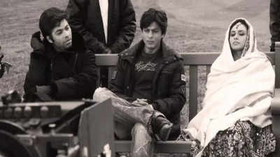 Throwback: Karan Johar shares flashback photo featuring Shah Rukh Khan and Rani Mukerji from 'Kabhi Alvida Naa Kehna' set