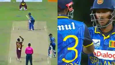 Six boundaries in an over! Pathum Nissanka lights up Dambulla stadium against West Indies. WATCH