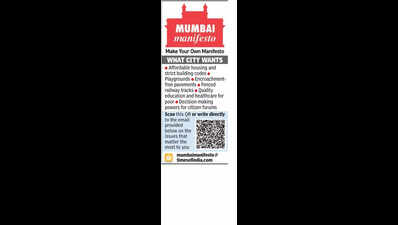 TOI call ahead of polls:Manifesto for Mumbai