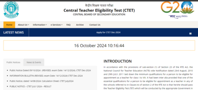 CTET December 2024 registration ends today: Check direct link to apply now