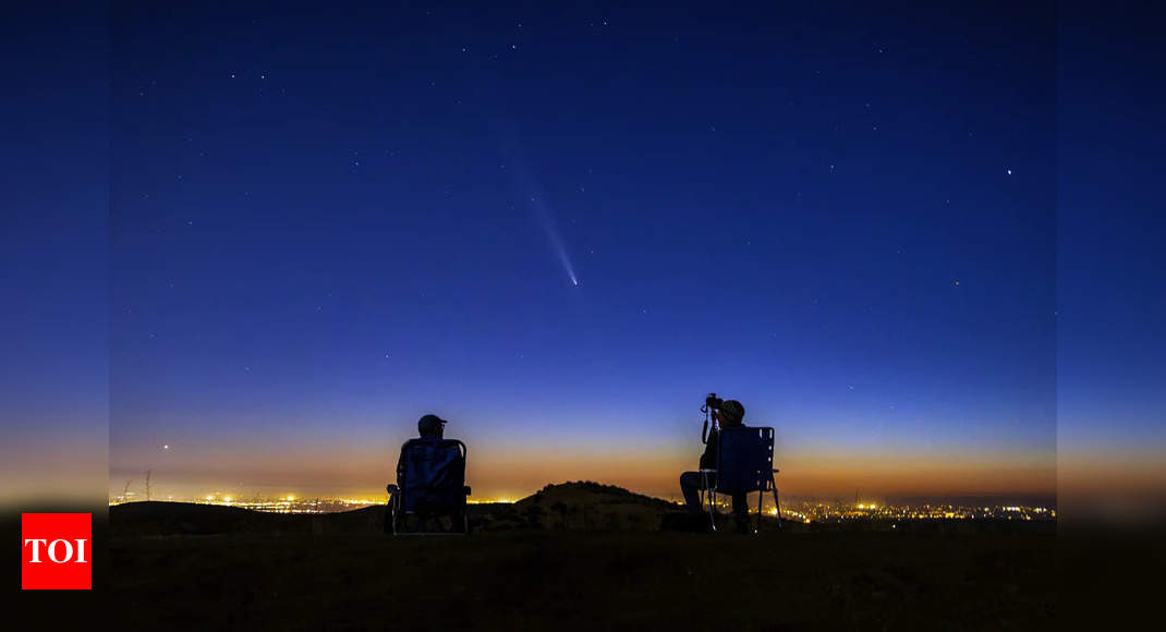 Rare comet graces Indian skies for first time in 80,000 years – Times of India