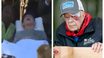 Photo of Jimmy Carter in voting queue viral: 'Elder abuse', 'Criminal and disgusting'