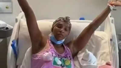 All is OK': Serena Williams after surgery to remove large cyst on her neck  | Off the field News - Times of India