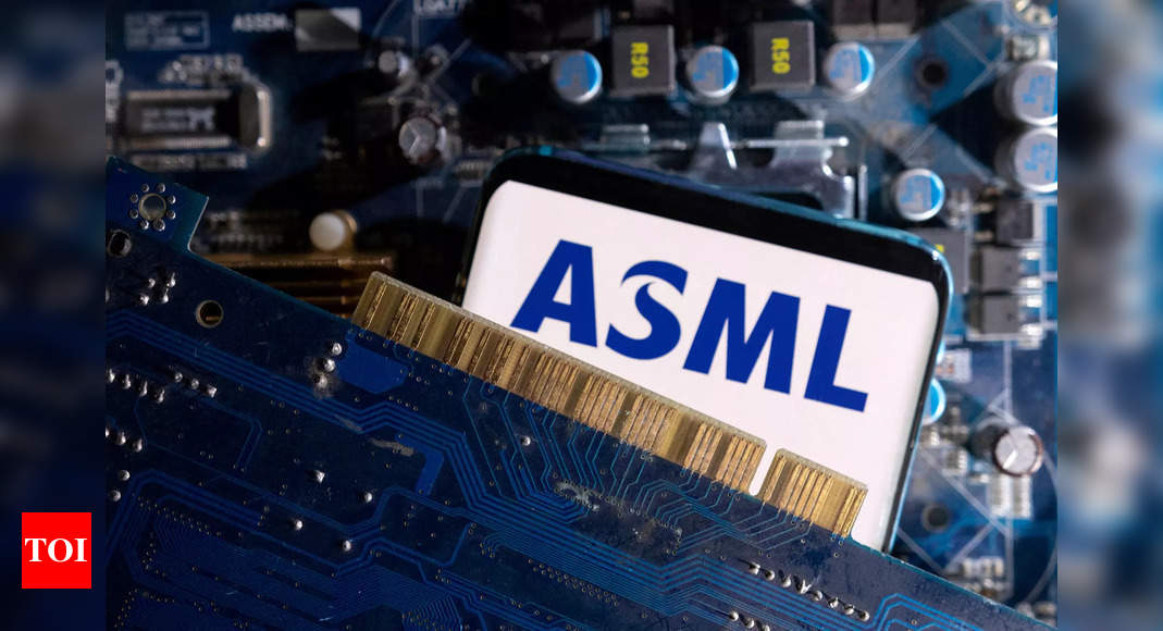 ASML has lost it position as Europe’s most-valuable technology company, here’s the new No. 1 – Times of India