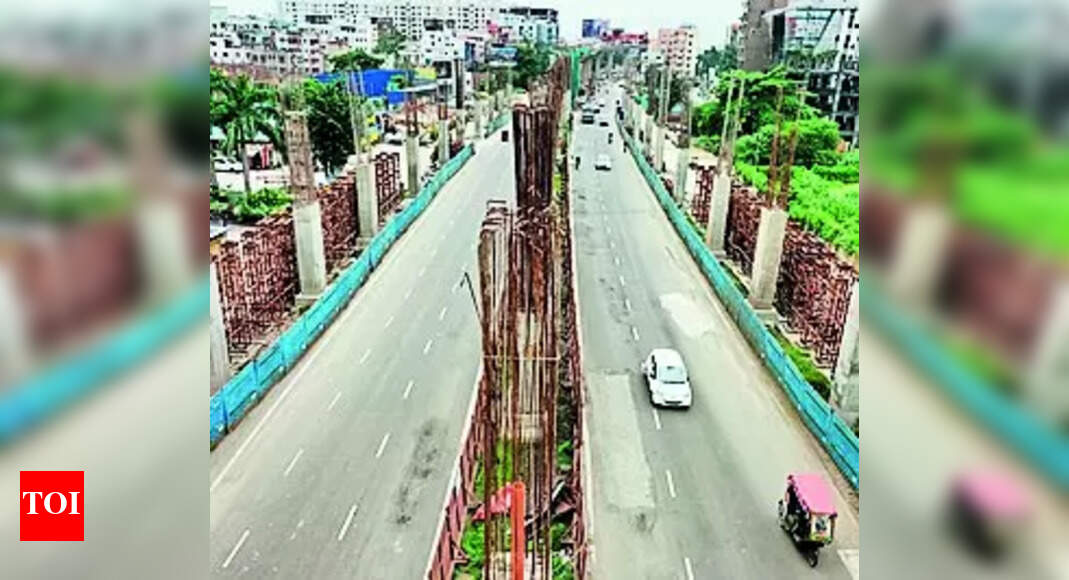 Rvnl Gets Night Traffic Block At Chinar Park For Metro Stn Kolkata