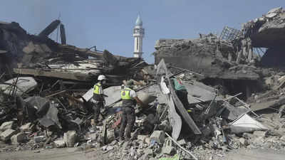  Dusty streets, destroyed roads paint harrowing picture after Israeli strikes