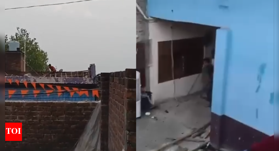 Bahraich violence Video of suspect aiming gun at Ram Gopal Mishra surfaces Lucknow News