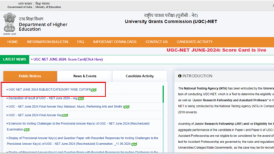 UGC NET Result 2024 OUT: Bezpośredni link do sprawdzenia zakresu tematycznego/kategorii