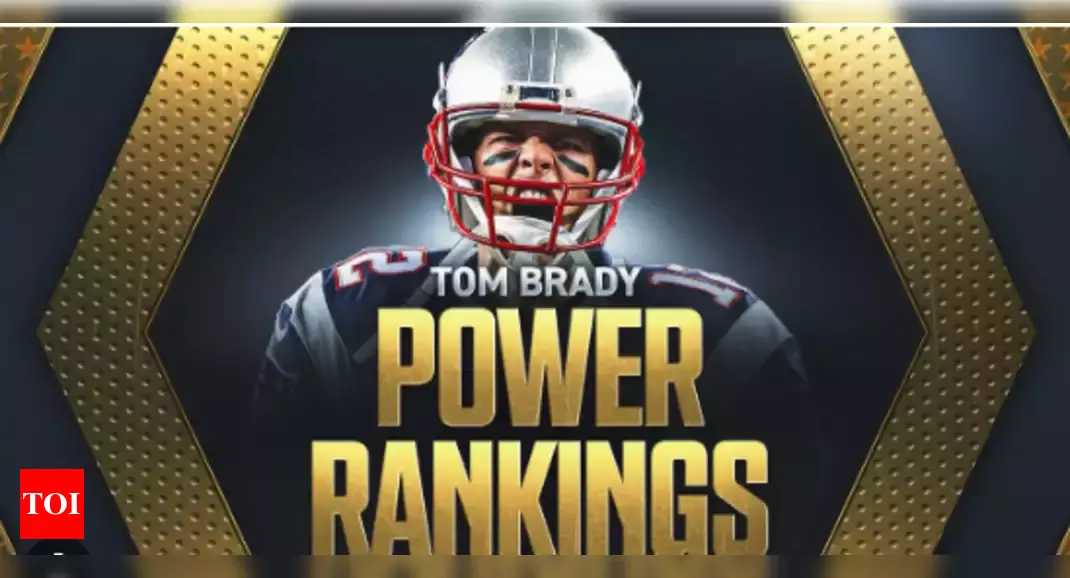 Chiefs Stay on Top, Lions Roar into Top 3 in Brady’s Week 7 Power Rankings | NFL News – Times of India