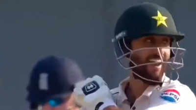 'Tere bhai ne, Brian Lara wala': Hilarious banter between Pakistan batters caught on stump microphone - Watch