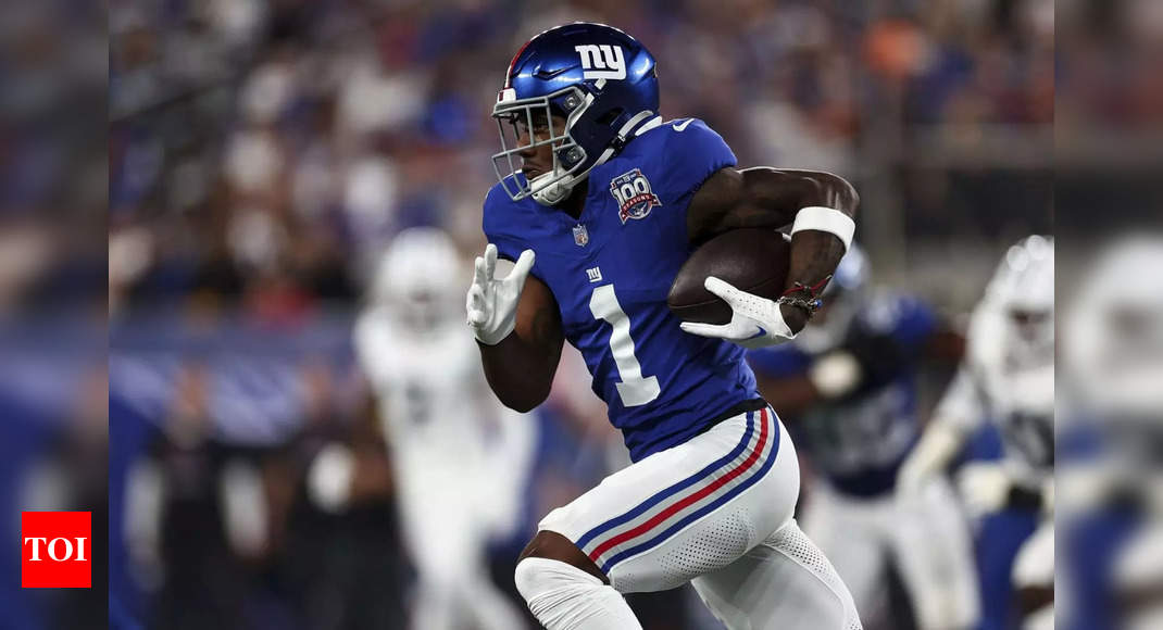 New York Giants rookie wide receiver Malik Nabers clears concussion protocol is expected to return for a divisional clash with the Philadelphia Eagles | NFL News – Times of India