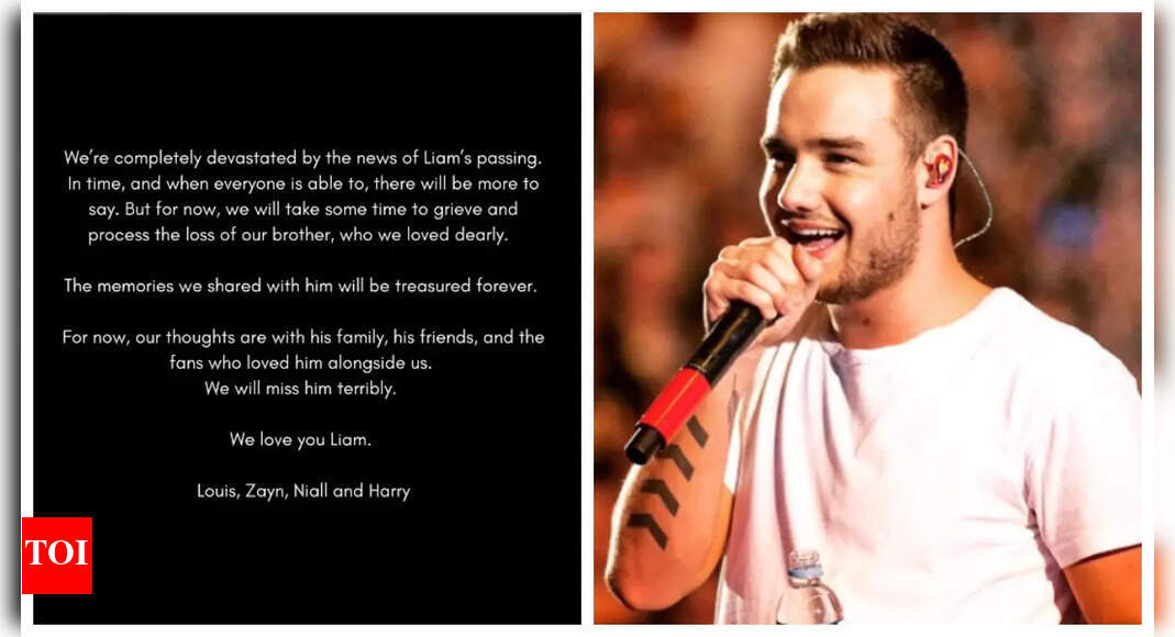 One Direction members Harry Styles, Zayn Malik, Niall Horan, Louis