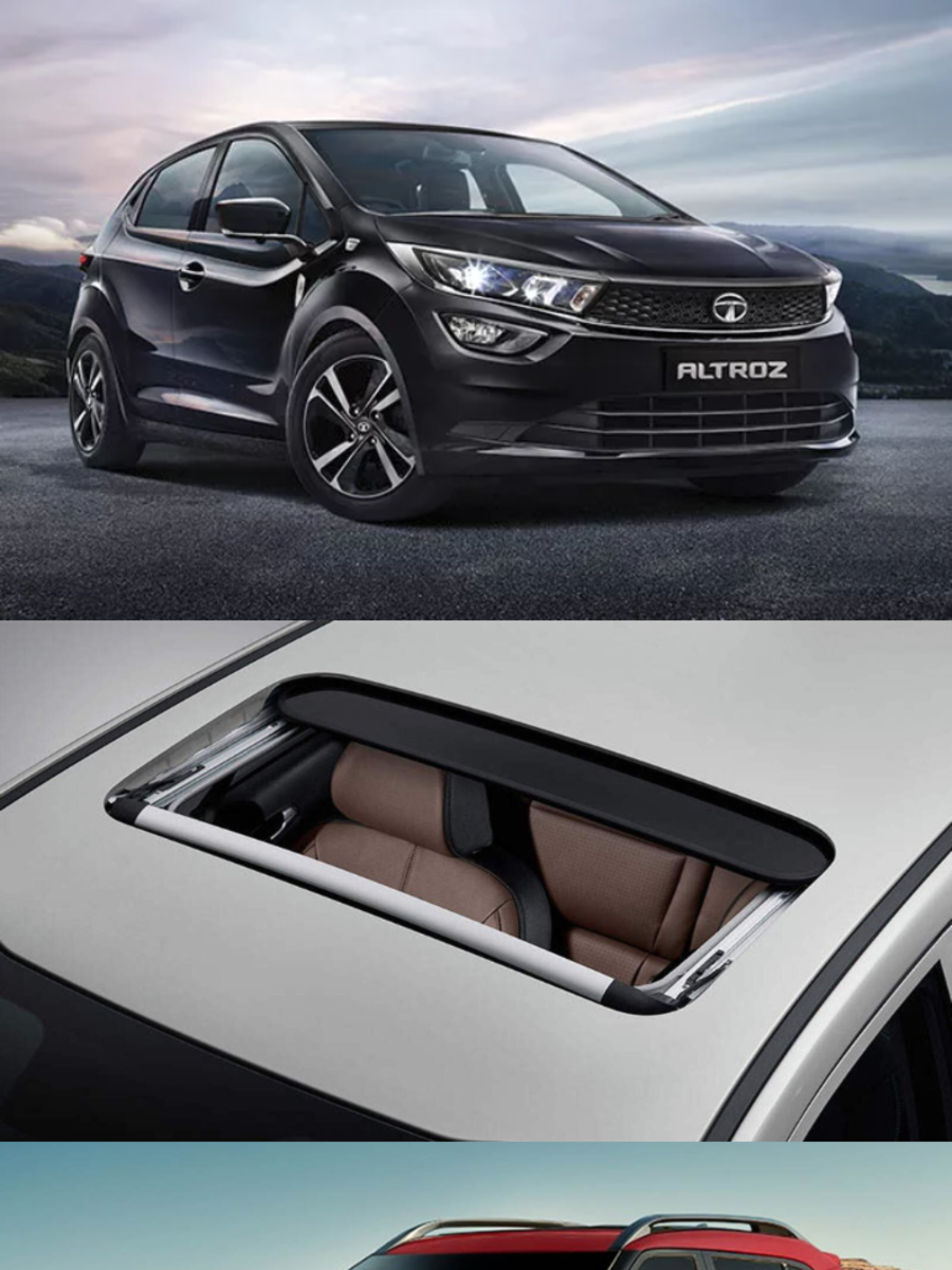Cars and SUVs under Rs 10 lakh with sunroof Hyundai Exter, Tata Altroz