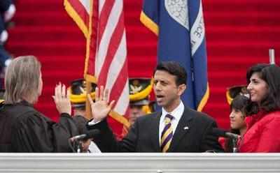 Bobby Jindal takes oath as Louisiana Governor