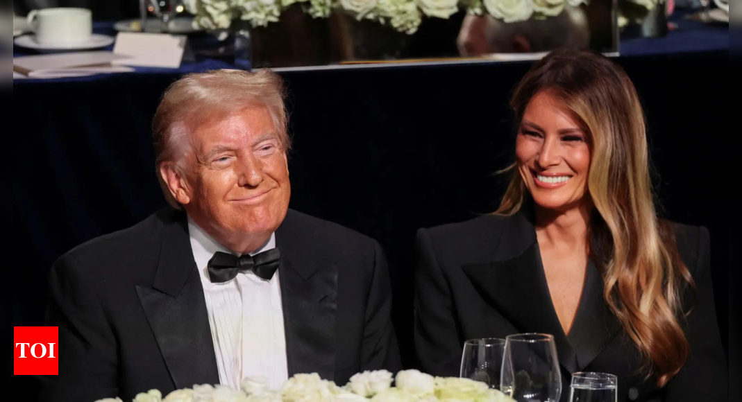 Al Smith Dinner: Melania and Trump make rare public appearance together as Kamala Harris skips