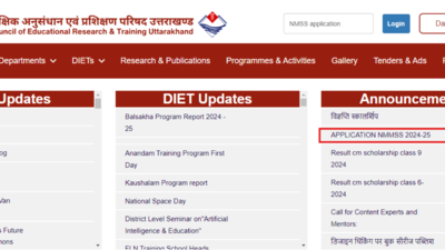 Uttarakhand NMMSS 2024-25 registration begins at scert.uk.gov.in: Check important details here