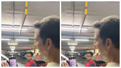 Akshay Kumar impressed by paps high-tech camera set at Mumbai airport- Watch